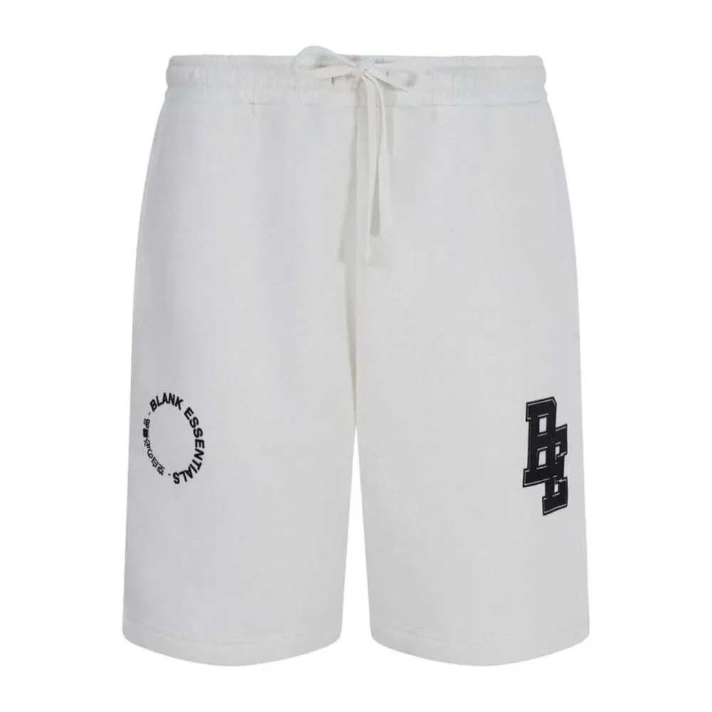 Blank Essentials Mens Fleece Sweat Shorts / Off White